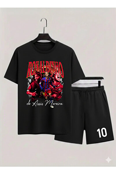 MAGORS Ronaldinho Gaúcho Baskili %100 Cotton Crewneck Children's T-Shirt-Shor...