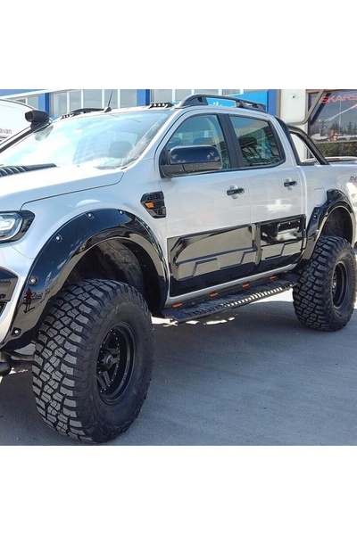 TEKNOCİTY FORD Ranger T6-T7-T8 2012-2022 (Jumbo) Parlak Siyah ile uyumlu Kapı...
