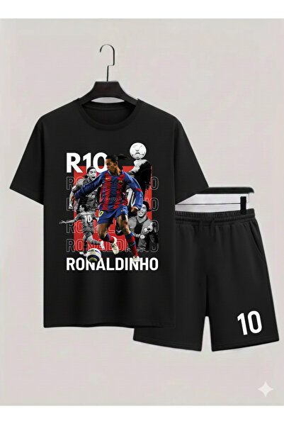 MAGORS Ronaldinho Gaúcho Baskili %100 Cotton Crewneck Children's T-Shirt-Shor...