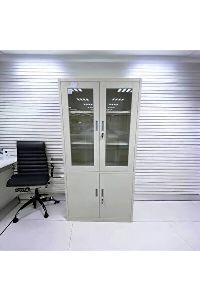Al Saadah Home خزانة مكتبية بيج 40×85×185 سم