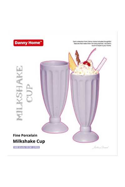 Danny Home Porcelain Milkshake Cups