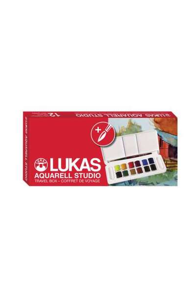 Lukas Aquarell Studio 12 half pans