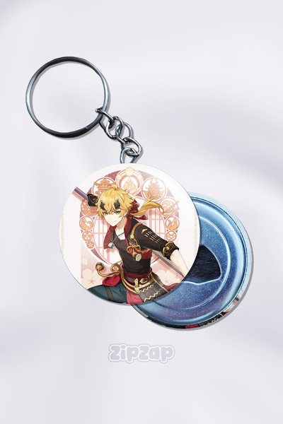 ZipZap Θόμα Genshin Impact Διακοσμητικό Μπρελόκ για Τσάντα (1 ΤΕΜ)