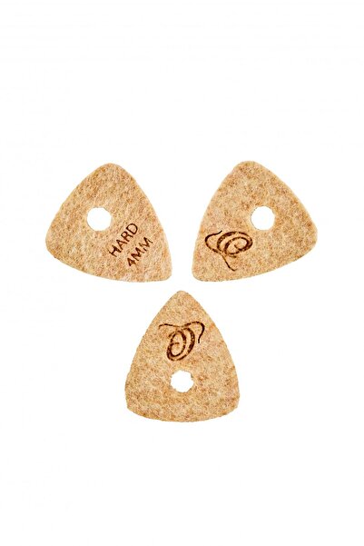 Ortega OGP-F-H3 Σετ τσόχινων πενών για χορδές νάιλον — Σετ 3 τεμαχίων, Καφέ, ...