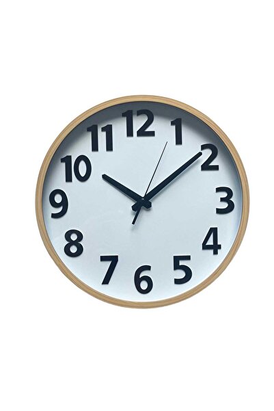 Maple Leaf Home Plastic Analog Wall Clock, 30 cm