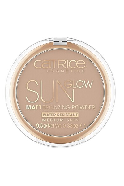 Catrice Sun Glow, Mat, Pudră compactă bronzer, 030, Bronz mediu, 9.5 g