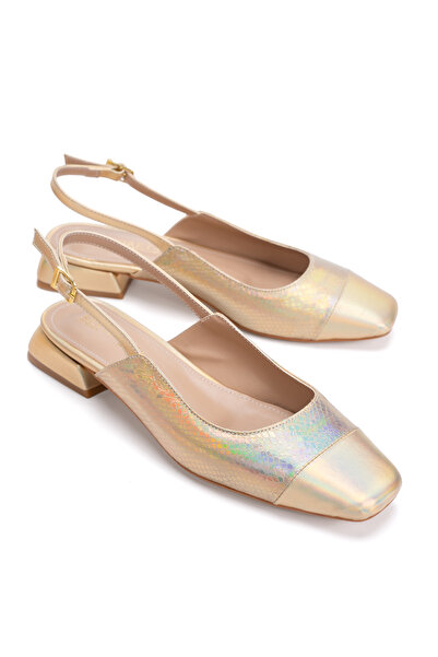 PASSAGE SHOES Γυναικείες μπαλαρίνες με ανοιχτή πλάτη και τακούνι 1040 DORE