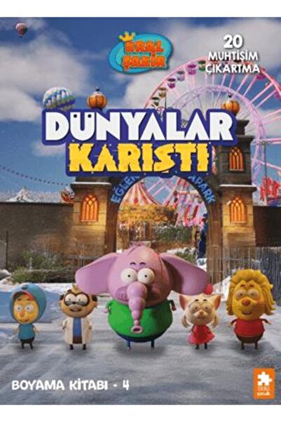 Eksik Parça Yayınları Dünyalar Karıştı Boyama Kitabı - 4