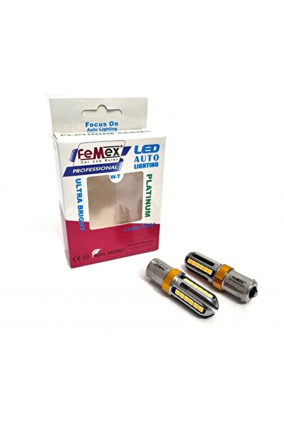 FEMEX Platinum Sinyal Led PY21W 1156 15W BAU15S Sinyal Led Ampul