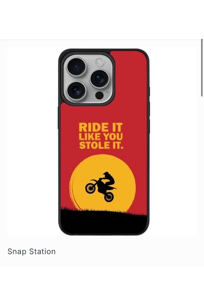 SNAPSTATIONRO Husa de protectie, MagSafe, iPhone 16 PRO - RIDE_STOLEN