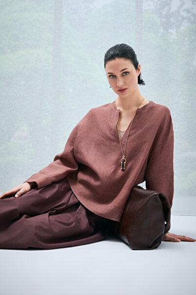 Lufian Alessı Γυναικεία Μπλούζα Κεραμιδίου