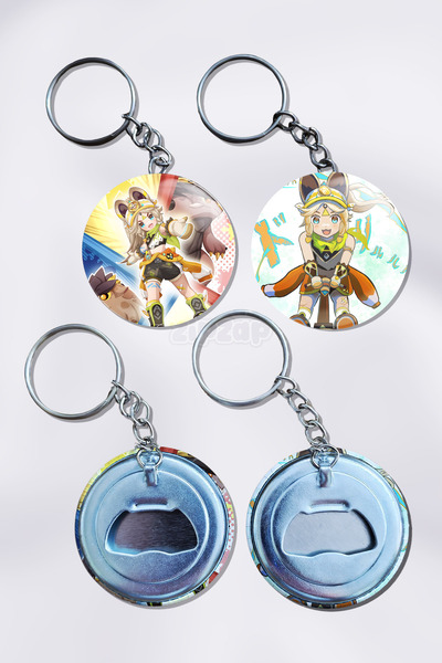 ZipZap Κατσίνα Genshin Impact Διακοσμητικό Μπρελόκ για Τσάντα (2 ΤΕΜ)