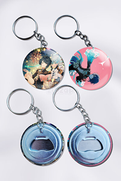 ZipZap Xingqiu Genshin Impact Διακοσμητικό Μπρελόκ για Τσάντα (2 ΤΕΜ)