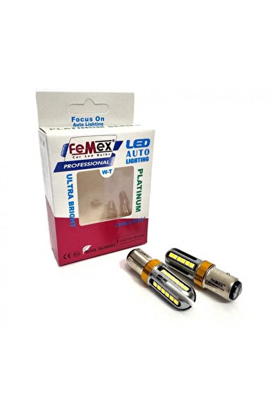 FEMEX Platinum Çift Duy Beyaz P21W 1157 15W Led Ampul