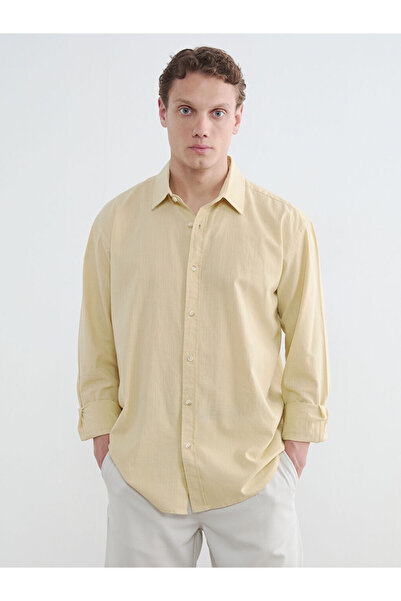 LC Waikiki Regular Fit Linen Look Men's Shirt