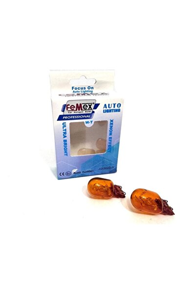 FEMEX Naturel Turuncu Tek Duy/Çit Duy T20 W21W 7440/7443 Sinyal&Gündüz Aydınlatma