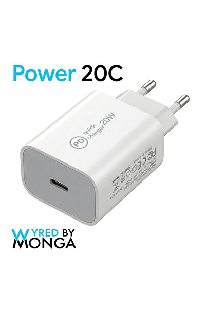Wyred by Monga Power 20C Ενσωματωμένος Προσαρμογέας Δικτύου 20W USB-C Power D...