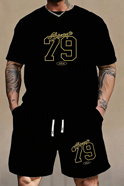 DAXİS Sportwear Company Ανδρικό σετ 2 τεμαχίων: Σορτς και μπλουζάκι