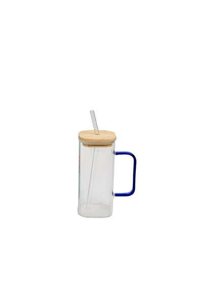 Midi Glass Cup Luxury with Straw