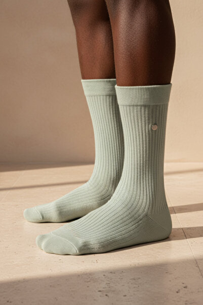 Katia&Bony Ανδρικές κάλτσες Derbi με καρφιά, ανοιχτό πράσινο χρώμα