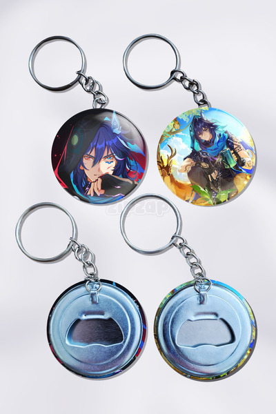 ZipZap Ororon Genshin Impact Διακοσμητικό Μπρελόκ για Τσάντα (2 ΤΕΜ)