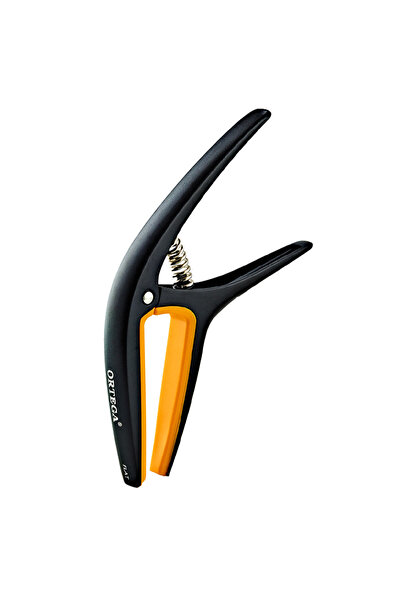 Ortega TWCAPO-SBK Σατινέ Μαύρο Καποτάστο Αλουμινίου με Σιλικόνη για Ακουστικέ...