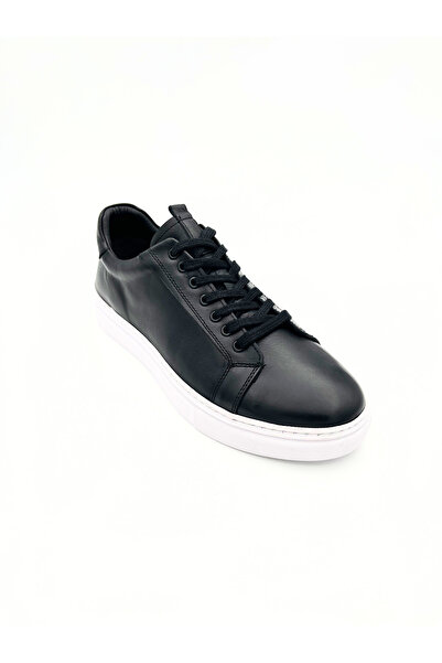 viderri Black Color White Sole Lace-Up Orthopedic Inner and Outer 100% Genuin...