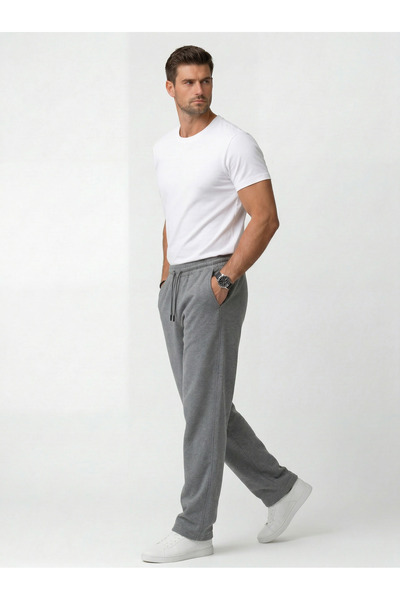 Leopars Smoked Baggy Sweatpants 2 Thread Comfortable Fit