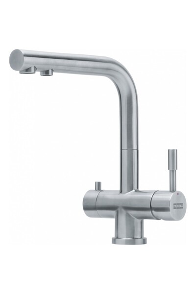 Franke Atlas Διαφανής Βρύση - Τριών Εξόδων, Ανοξείδωτο Ατσάλι, Φιλτράρισμα Νερού