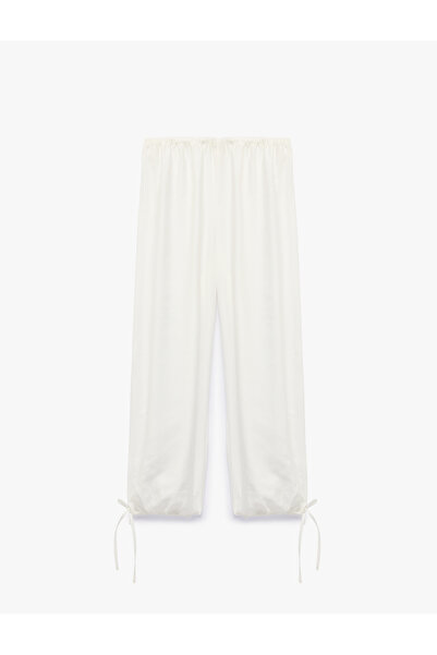 Koton Άνετο παντελόνι σαλβάρι με λεπτομέρεια δεσίματος στα μανσέτα