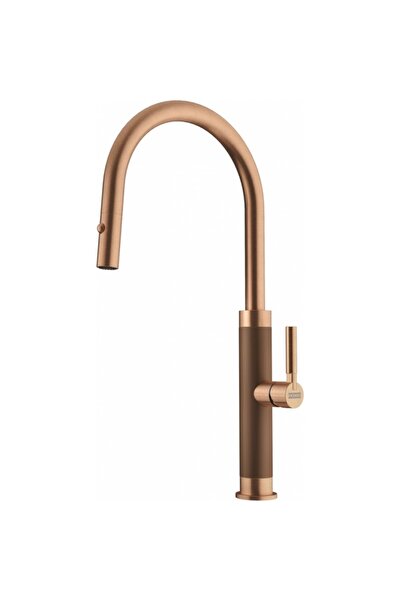 Franke Μύθος Μάστερ Πιστικό Είδος J Βρύση με αποσπώμενο ντους, Χάλκινη