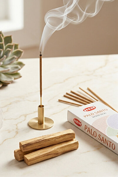 memyap Palo Santo Kokulu Masala Tütsü - %100 Doğal ve Organik Premium Bambu Çubuk Tütsü