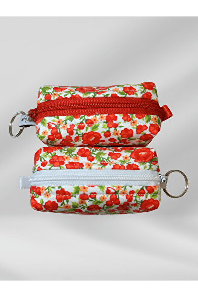 Ays Quilt Çok Amaçlı Anahtarlık Çanta Charm - Airpods Kılıfı - Mini Ruj Ve Bozuk Para Çantası