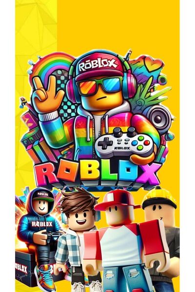 Roblox Βιβλίο Ζωγραφικής 100 Σελίδες Α4