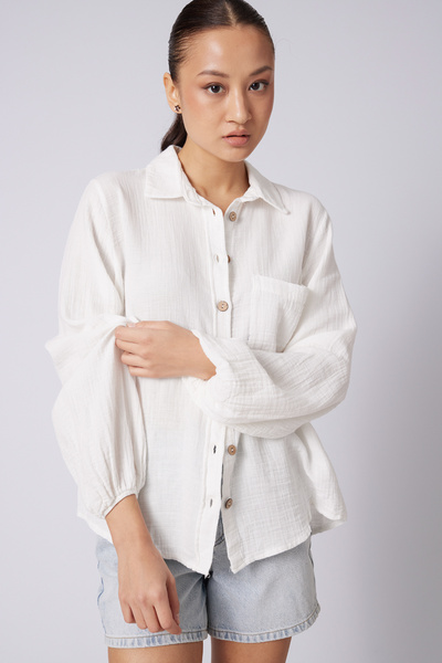 Nisan ΒΑΜΒΑΚΙΝΟ ΠΟΥΚΑΜΙΣΟ ΜΕ ΜΙΑ ΤΣΕΠΗ