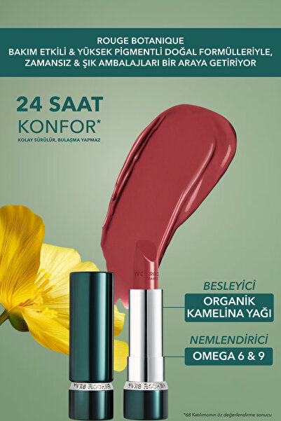 Yves Rocher Rouge Botanique Ultra Renkli Nemlendirici Saten Ruj - 150. Nude Kirazçiçeği -Vegan-3.5g