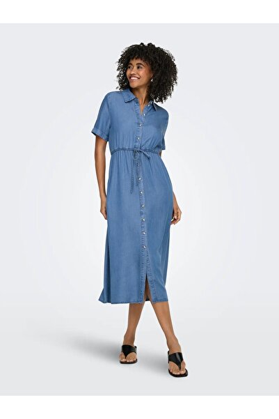 ONLY 15363971 ONLCHARIS LIFE 2/4 SHIRT DRESS WVN CC