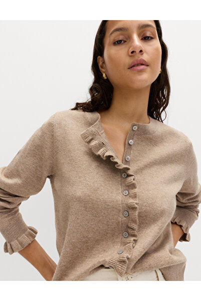 Marks & Spencer Air-Yarn Fırfırlı Hırka