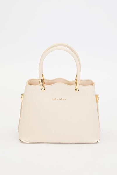 Levidor حقيبة كتف نسائية كريمية 930514