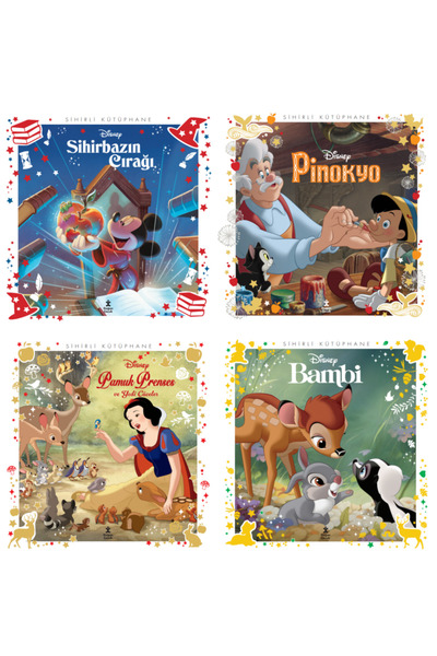 Doğan Çocuk Disney Klasikleri – Sihirli Kütüphane - 4 Kitap Takım