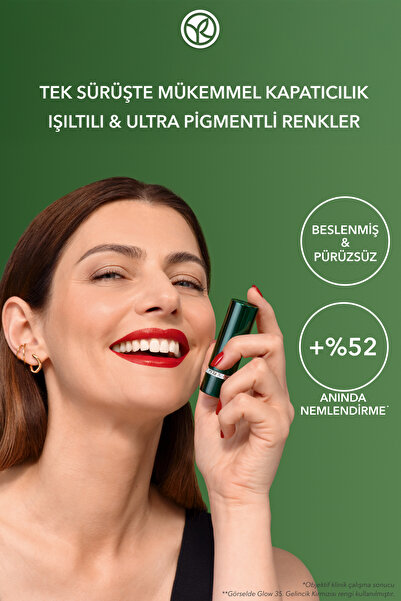 Yves Rocher Rouge Botanique Ultra Renkli Nemlendirici Saten Ruj - 200. Pembe Mercan -Vegan-3.5g