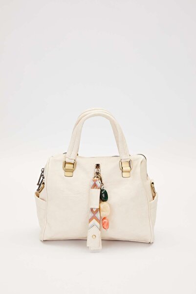 Levidor Premium Λευκή Γυναικεία Τσάντα Ώμου 930374