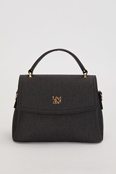 Levidor Μαύρη γυναικεία τσάντα ώμου 930064