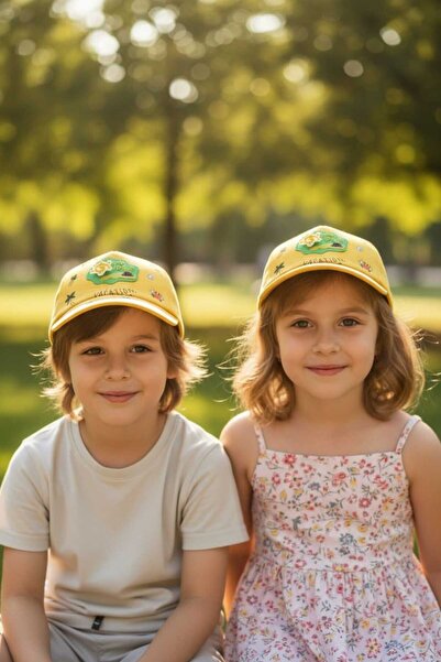 Aware Time Καλοκαιρινό καπέλο με αξεσουάρ για μωρά και παιδιά, για ηλικίες 4-...