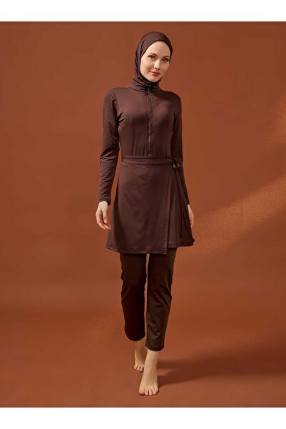 Mayo Bella Μαγιό Τεσεττούρ - Καφέ -