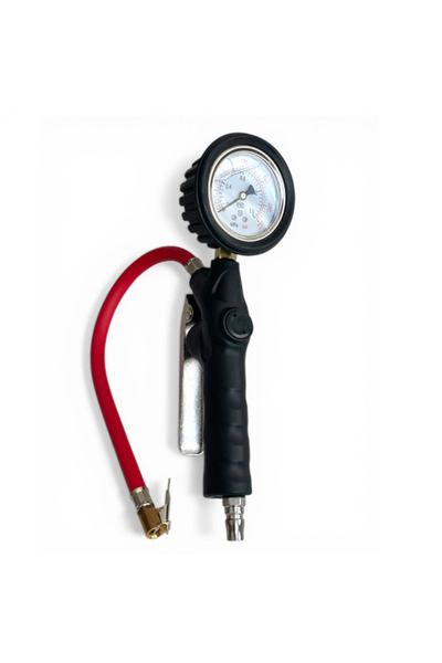 Kadisport Manometru presiune anvelope tip pistol cu glicerină (0–230 PSI / 0–...