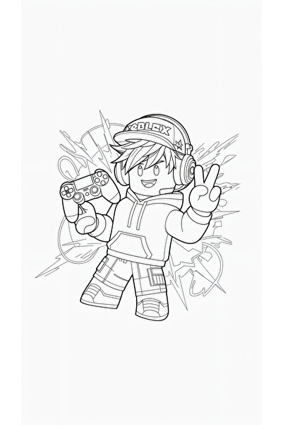 Roblox CARTE DE COLORAT 50 Pagini A4 COPERTI LAMINATE