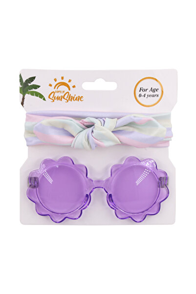 MiniKids Σούνσαϊν μωβ κορδέλα μαλλιών με γυαλιά
