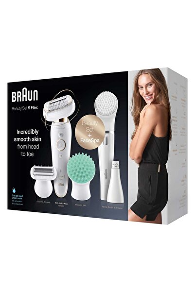 Braun جهاز إزالة الشعر سيلك-إبيل 9 SES9300 ثلاثي الأبعاد للاستخدام الرطب والج...