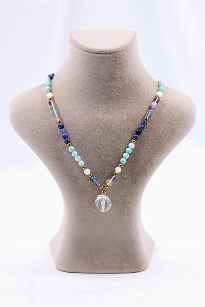 SAURACHI Fluorite Stone Amazonite Sodalite Stone Selenite Stone Hematite Crys...